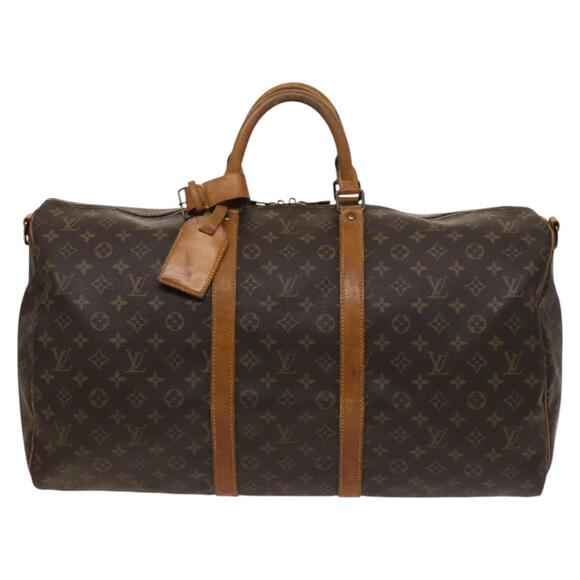 LOUIS VUITTON Monogram Keepall Bandouliere 55 Boston Bag M41414 - Picture 13 of 16